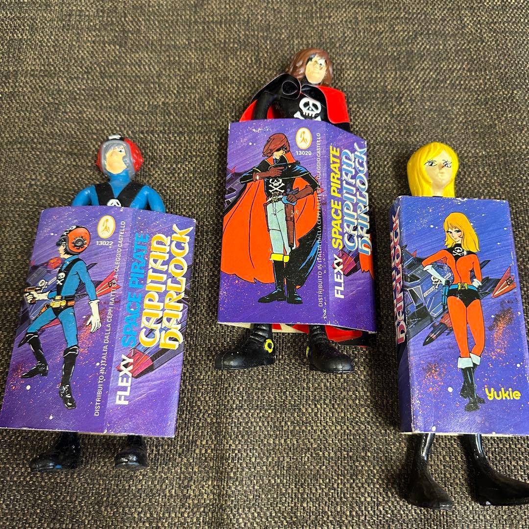 ファンキーポーズ　キャシャーンハーロック　3体セット　海外パッケージ