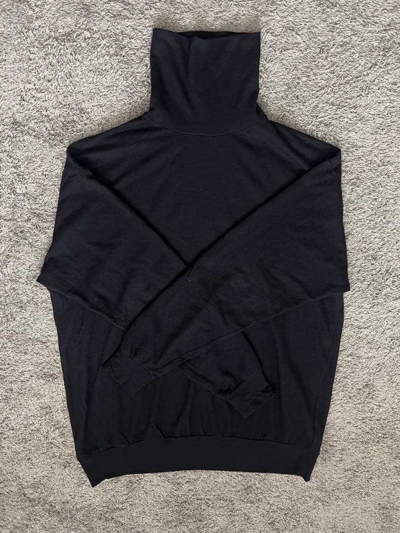 COMOLI 22AW ウール天竺長袖タートルネック サイズ3