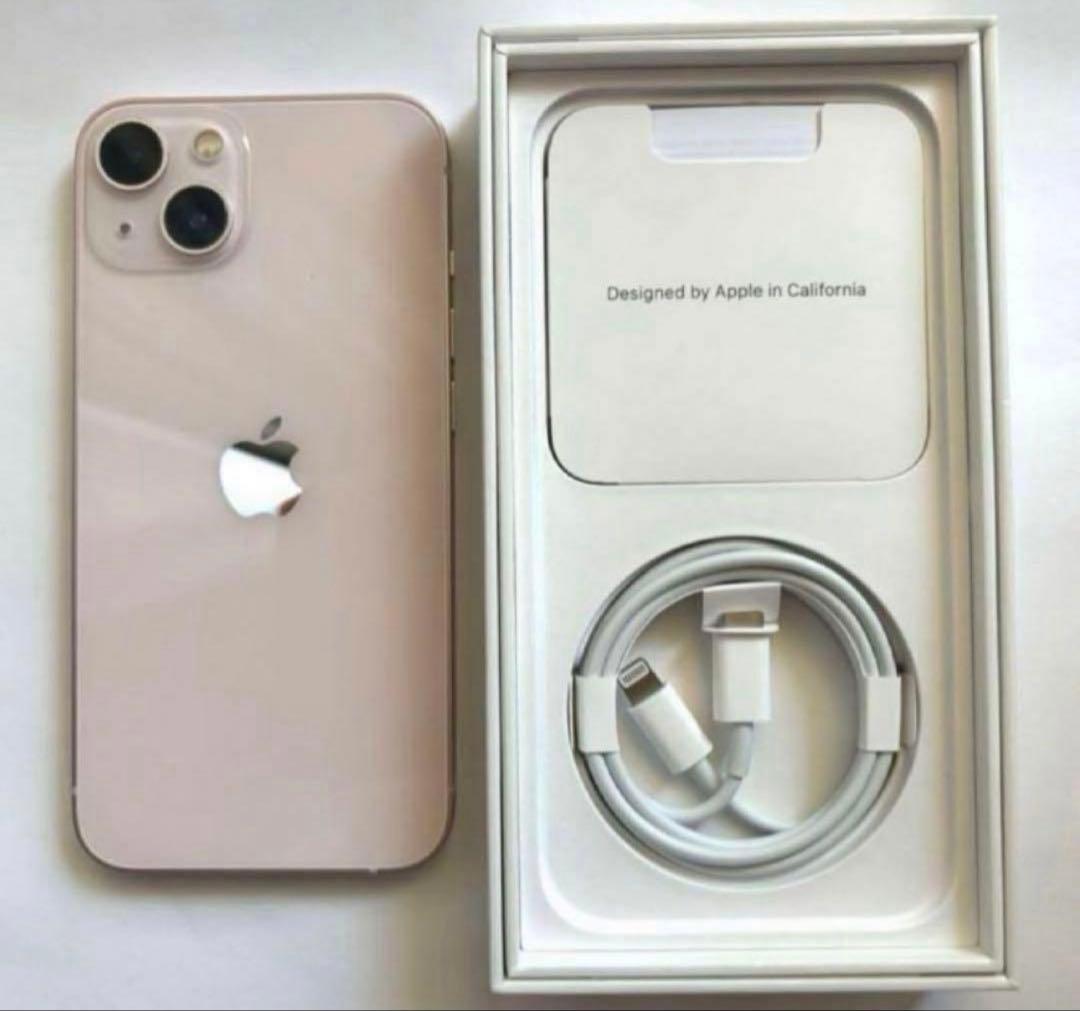 Apple iPhone 13 ピンク 本体と付属品
