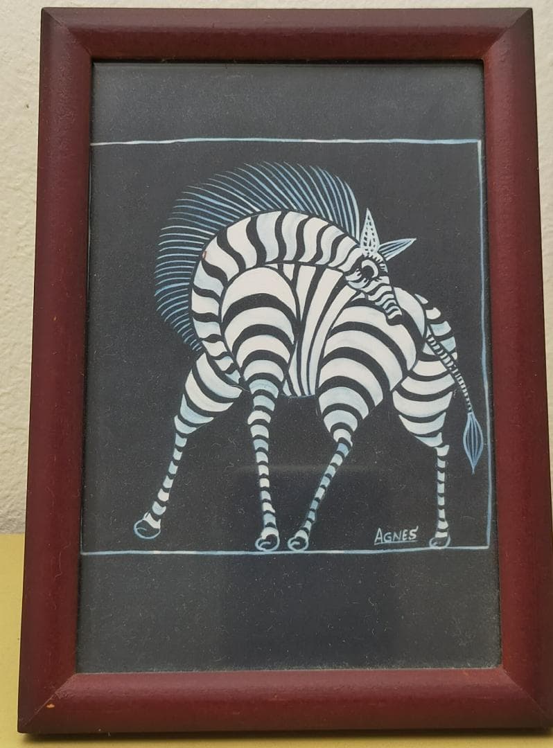 ティンガティンガ ポストカード 板 絵画 6点セット アフリカ ケニア