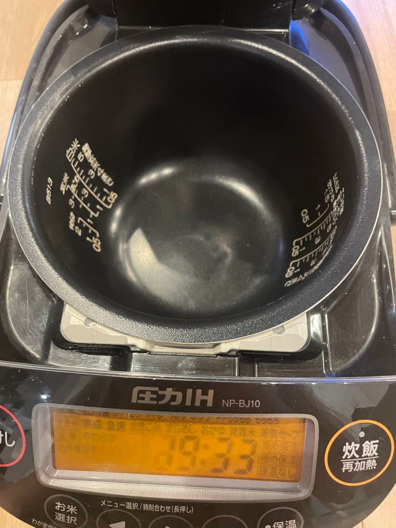圧力IH炊飯器 NP-BJ10 ブラック
