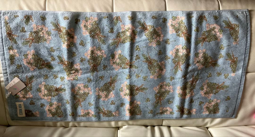 PINK HOUSE シロツメグサ　フェイスタオル　 レア