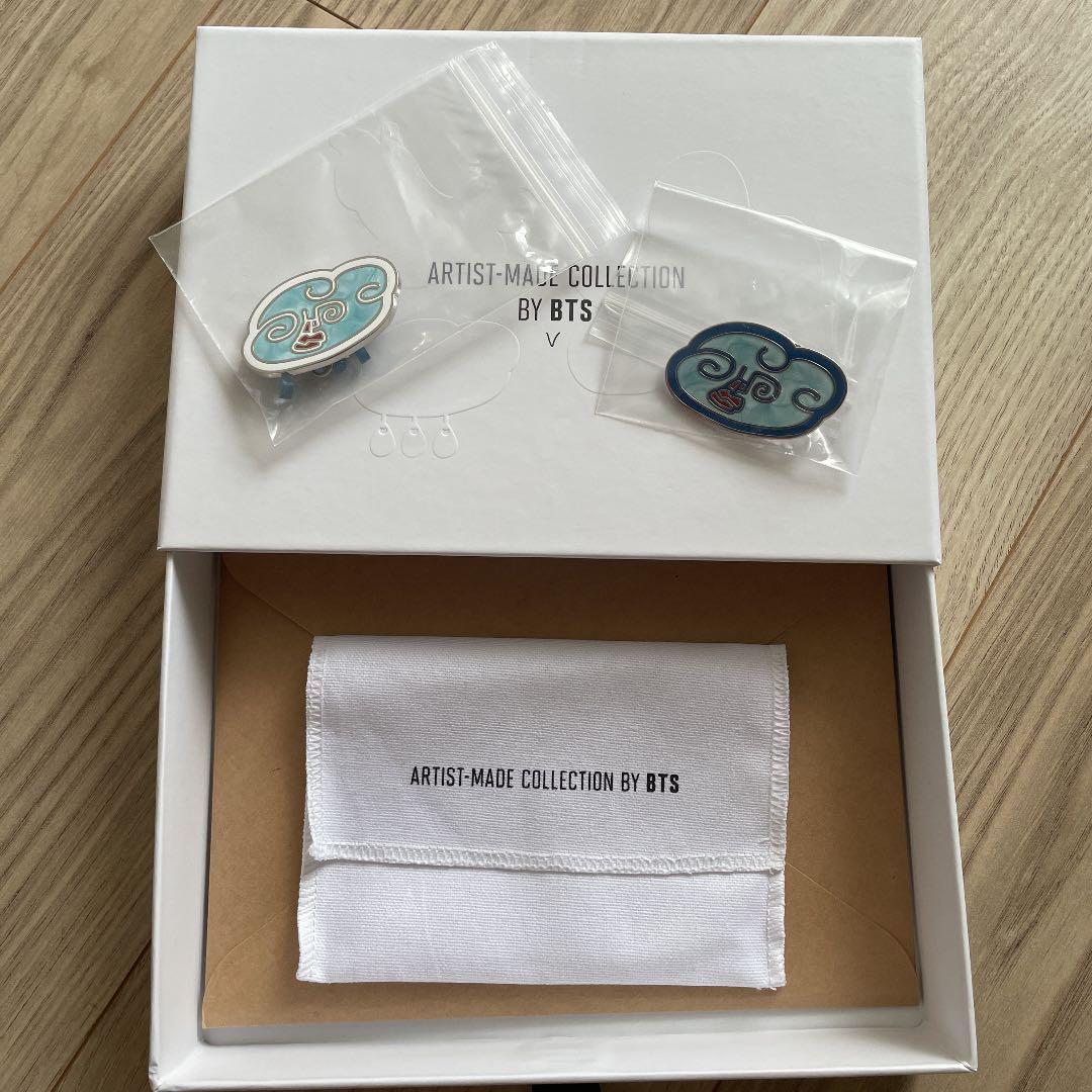 BTS テテ V ブローチ Cloud Dropsアーティストメイド