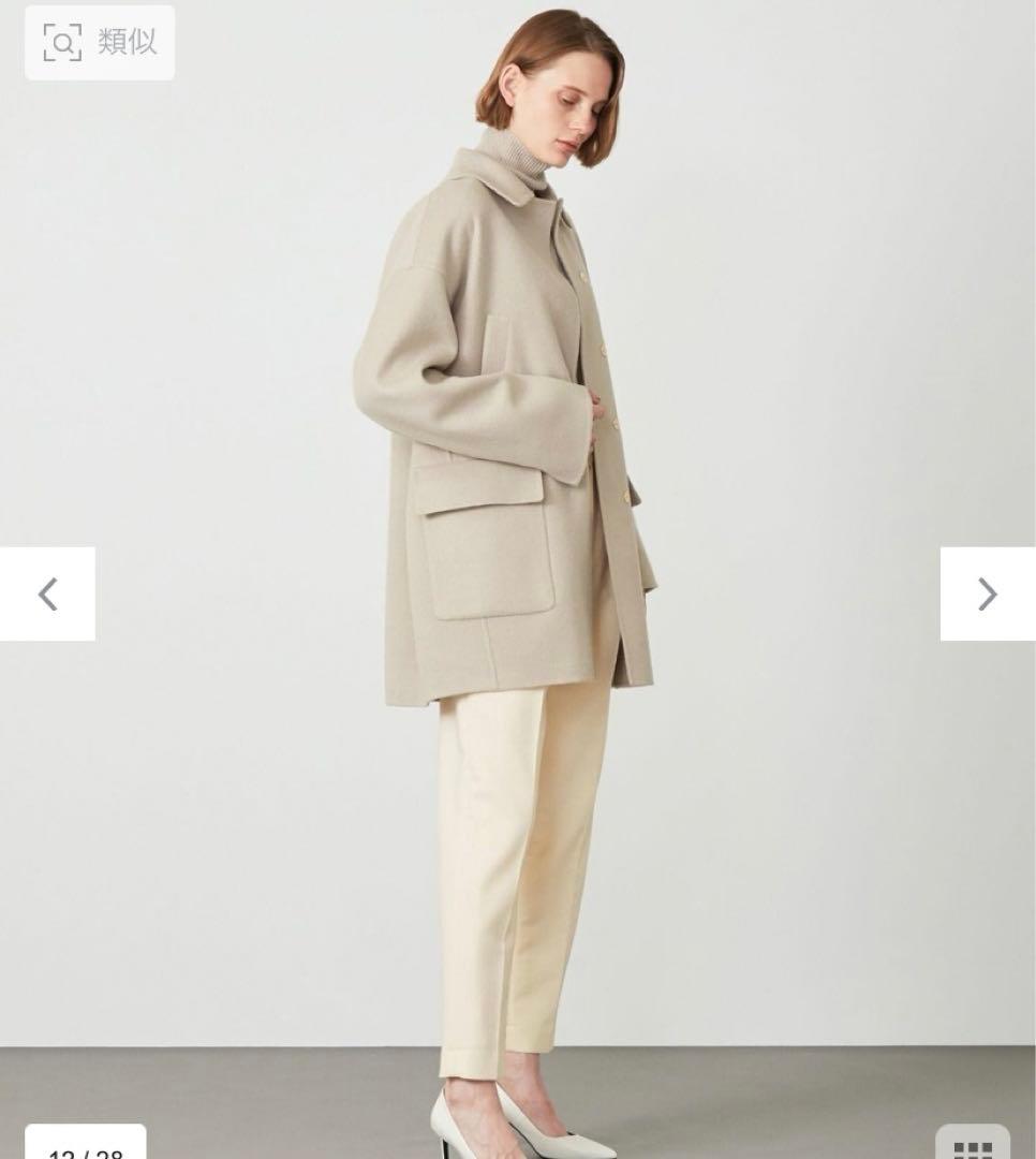 BEIGE ベイジ LENS ショートコート taupe 4 オンワード