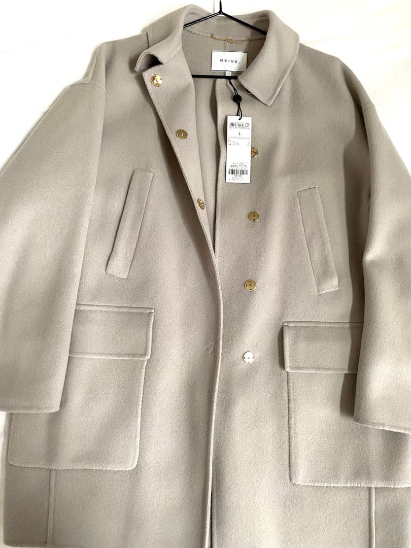 BEIGE ベイジ LENS ショートコート taupe 4 オンワード