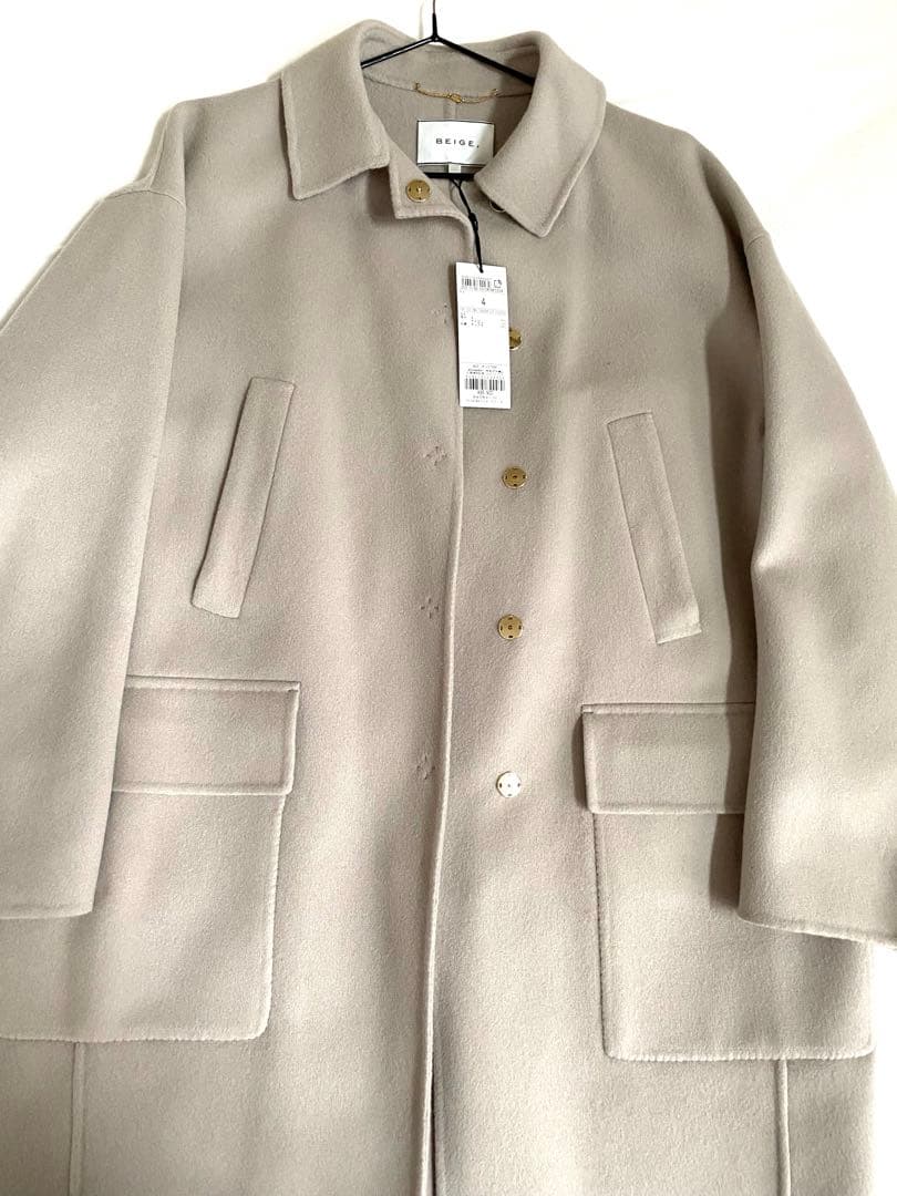 BEIGE ベイジ LENS ショートコート taupe 4 オンワード