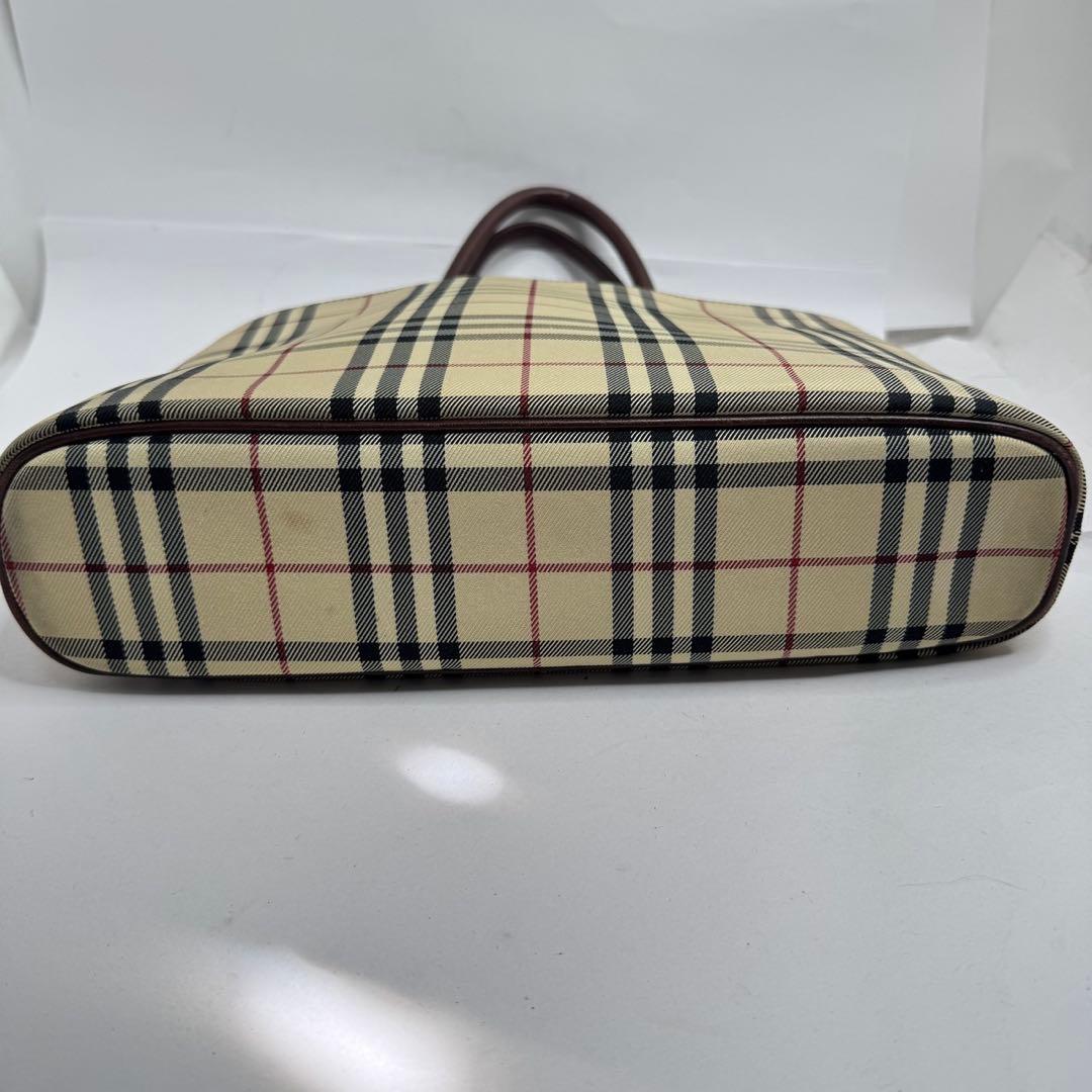 【美品✨️】バーバリー ハンドバッグ ノバチェック マチあり