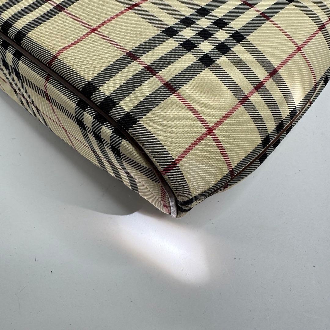 【美品✨️】バーバリー ハンドバッグ ノバチェック マチあり