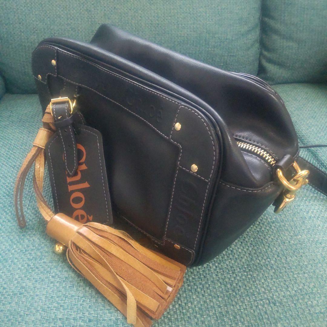 Chloe・エデンタッセルショルダーバック・Black・（早いも勝ちです）