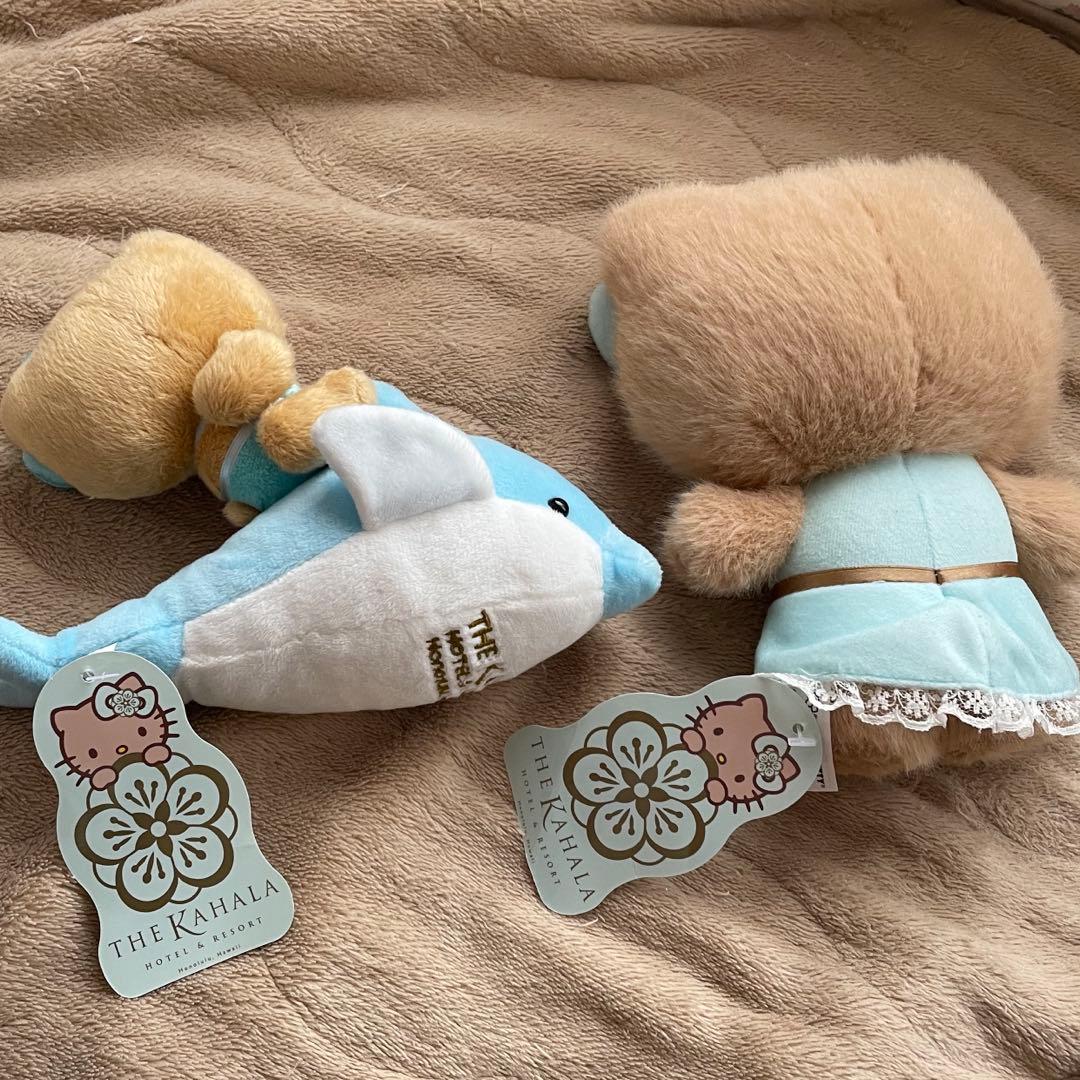 ハローキティ カハラ限定ぬいぐるみセットタグ付き