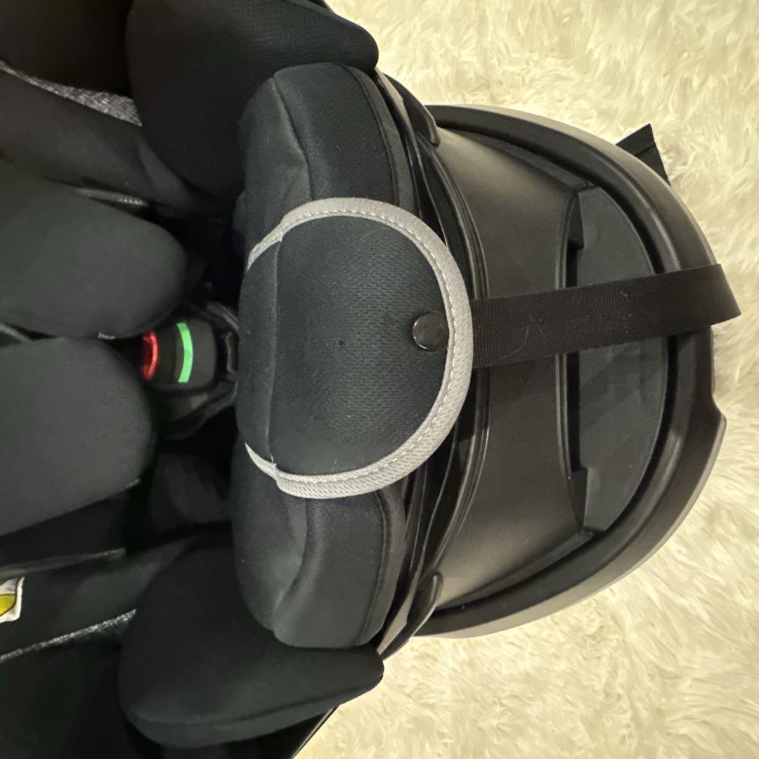 【クリーニング済】Apricaフラディア グロウ ISOFIX ブラックストーン