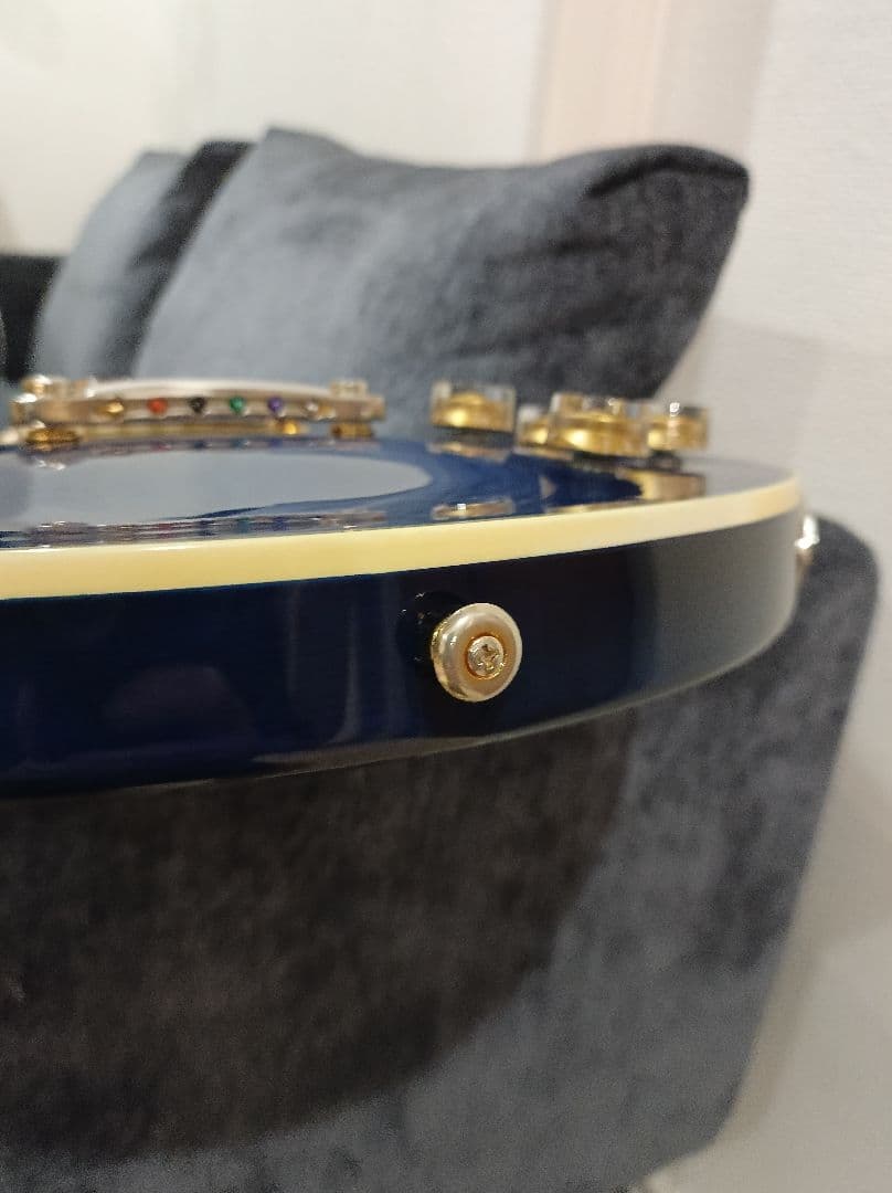 Aria Pro Ⅱ PE-DLX　ブルー　エレキギター 美品