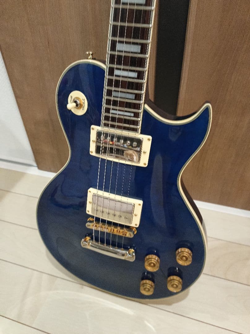 Aria Pro Ⅱ PE-DLX　ブルー　エレキギター 美品