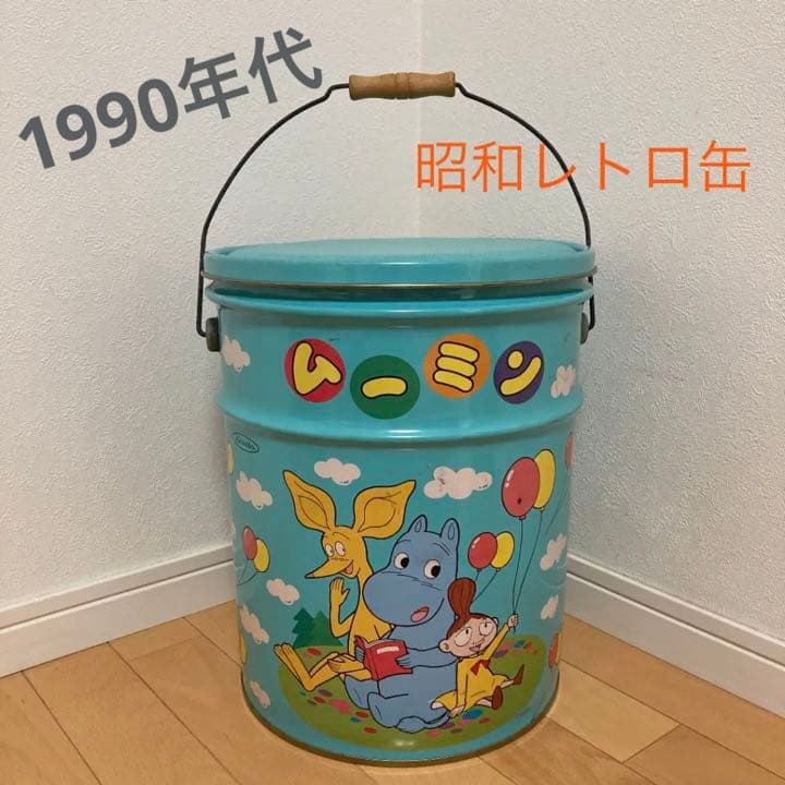 レア　カネボウ　お菓子缶　ムーミン　昭和レトロ