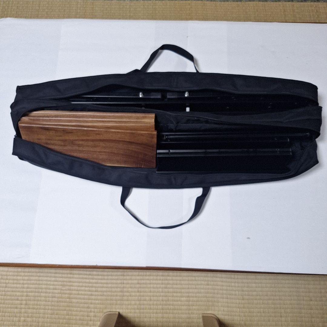 ラーテルワークス　ウッドパネルテーブル　ブラックフレームXウォールナット