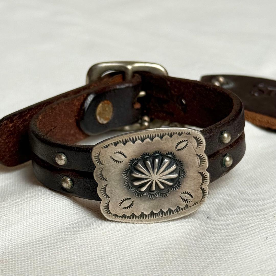 未使用 アルソマーズ ×スティーブンソンオーバーオール レザーブレス 革 HTC