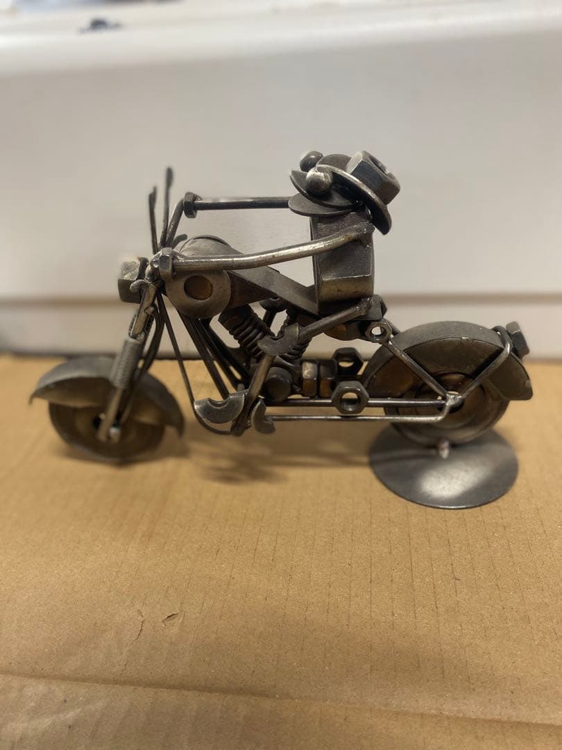 金属製バイクミニチュアアート3点セット