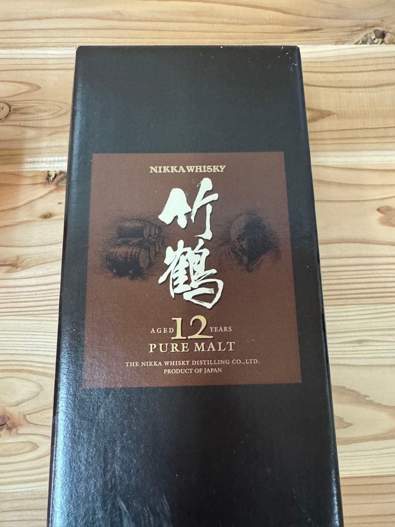NIKKA 竹鶴 12年 ピュアモルト 660ml ニッカ 角瓶　未開栓