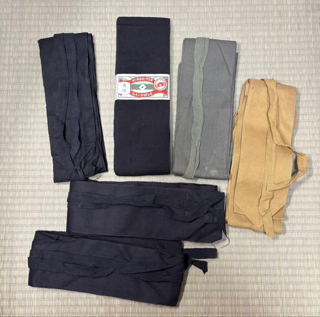 戦前 ゲートル 足帯 未使用品 6点 大東亜戦争 当時物