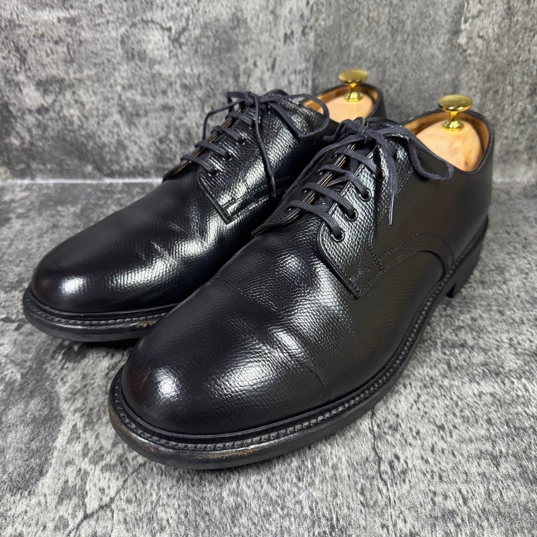 【美品】グラッドハンド × リーガル 643S ポストマン 黒 シボ革 28cm