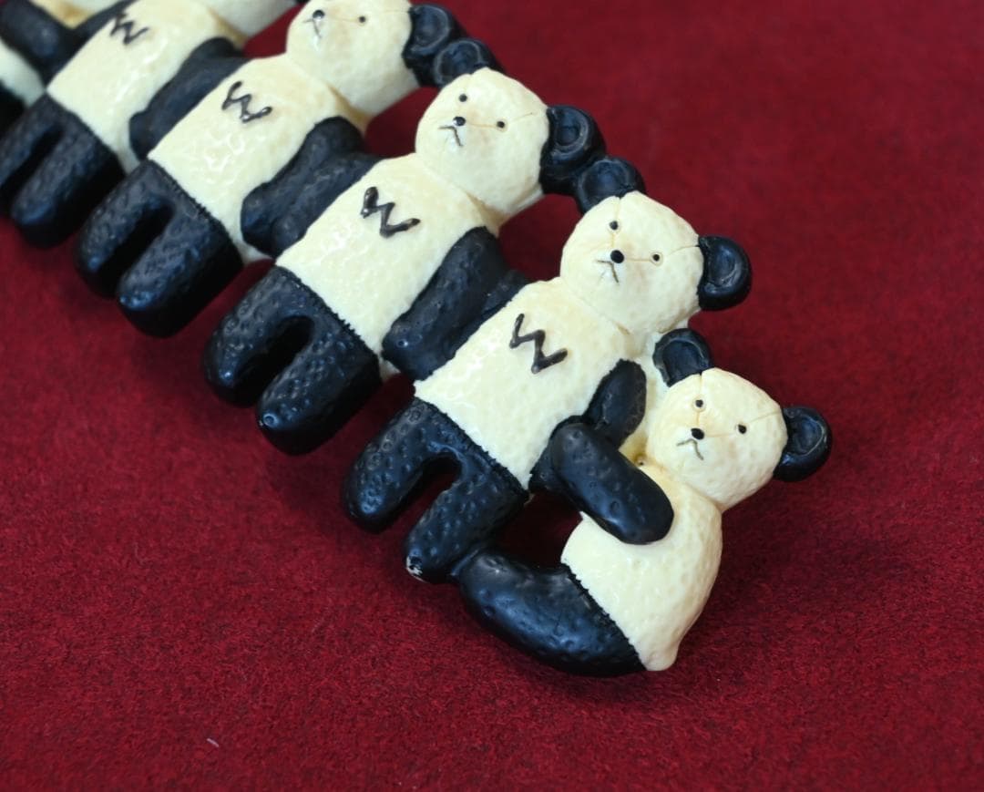 【くまくま】テディベア　weekends ウィークエンズ　バレッタ