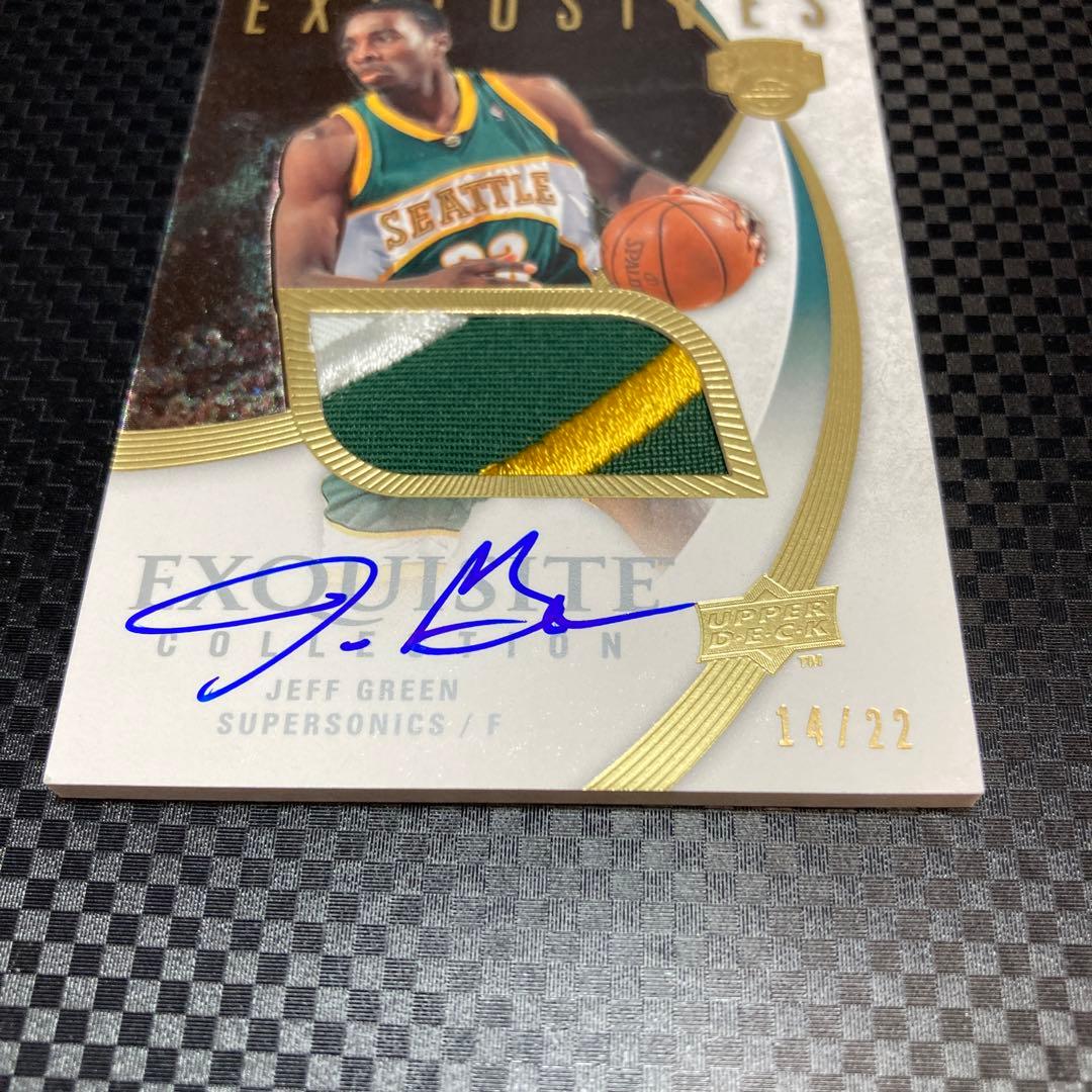 【NBAカード】07-08 exquisite J.Green RPA /22