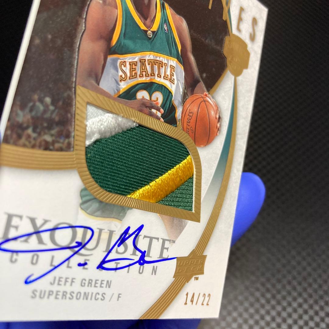 【NBAカード】07-08 exquisite J.Green RPA /22