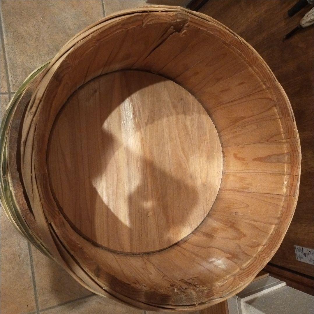 【2個】使用済み樽酒の樽　2斗上げ底、4斗上げ底