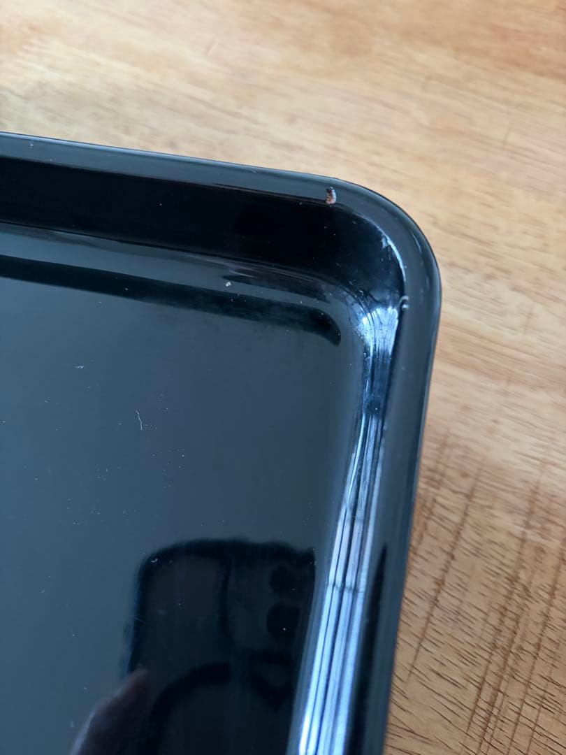 懐石膳 角盆 漆器 天然木 2枚 39cm