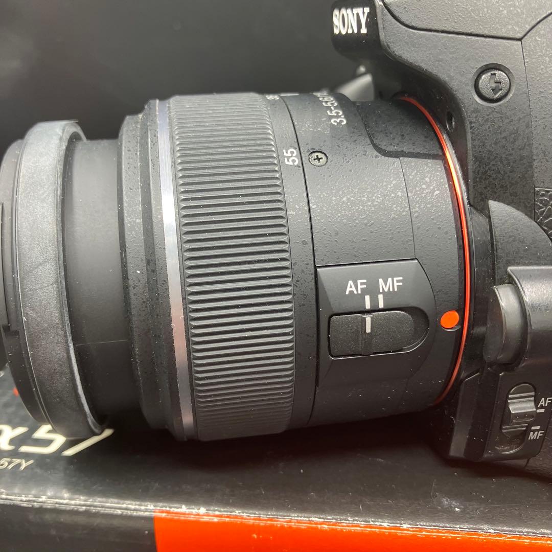 【箱付き】SONY α57 SLT-A57 デジタル一眼 ダブルレンズセット