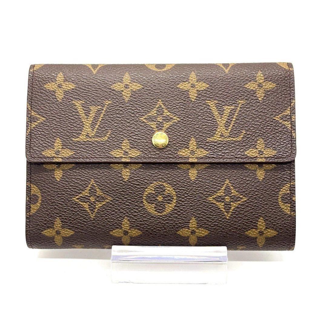 ルイヴィトン　三つ折り財布 モノグラム エテュイパピエ パスポート収納可