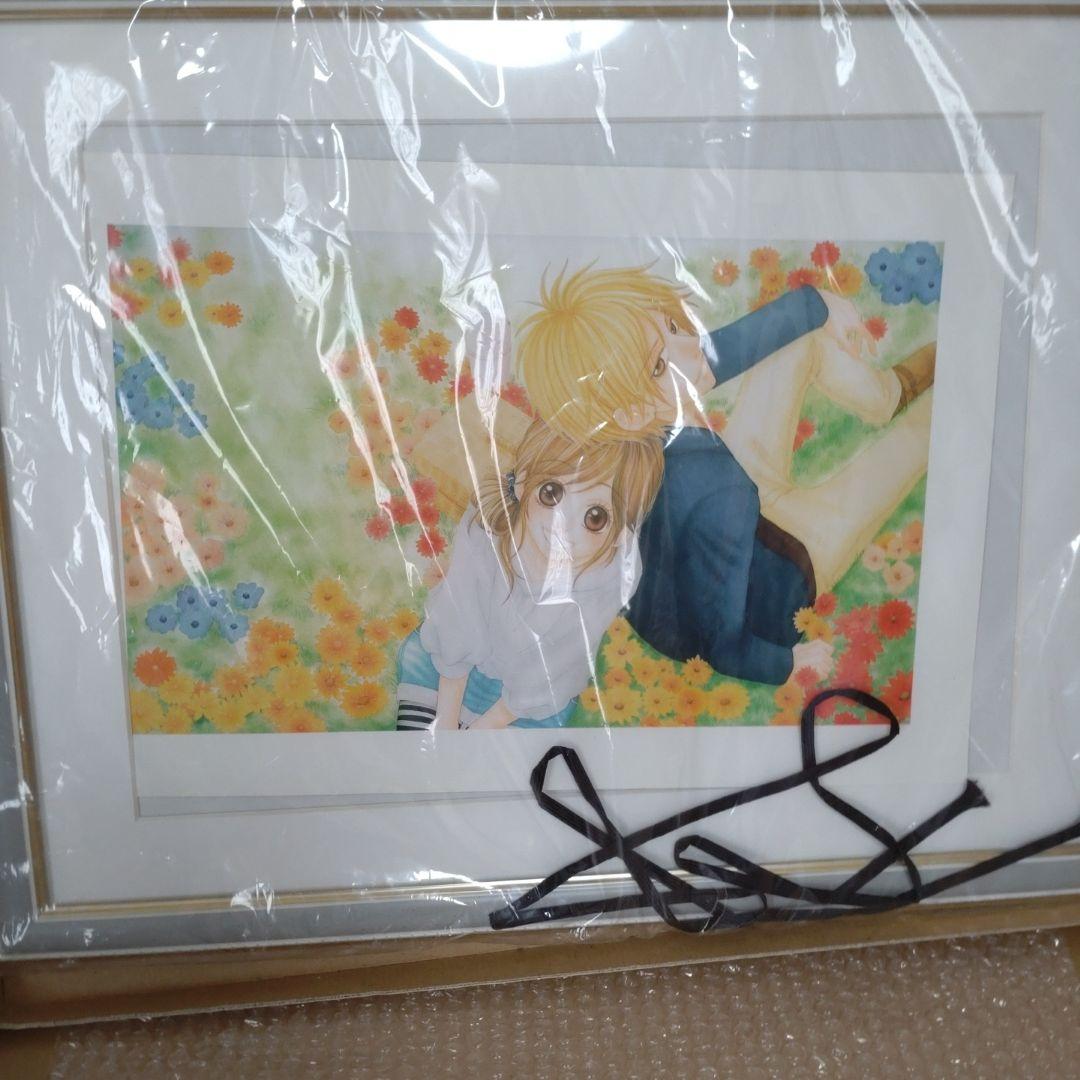 藤沢志月先生作品イラスト　額入り原画　キミのとなりで青春中。プリマグラフィ