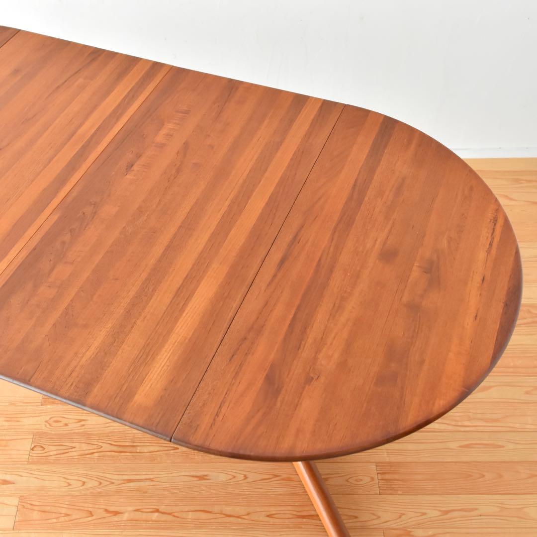 D-SCAN エクステンションテーブル　丸テーブル　チーク