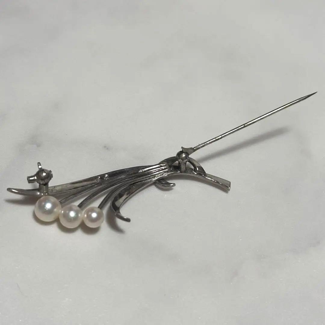 ミキモト ブローチ 花束 パール 真珠 刻印あり アクセサリー 華やか