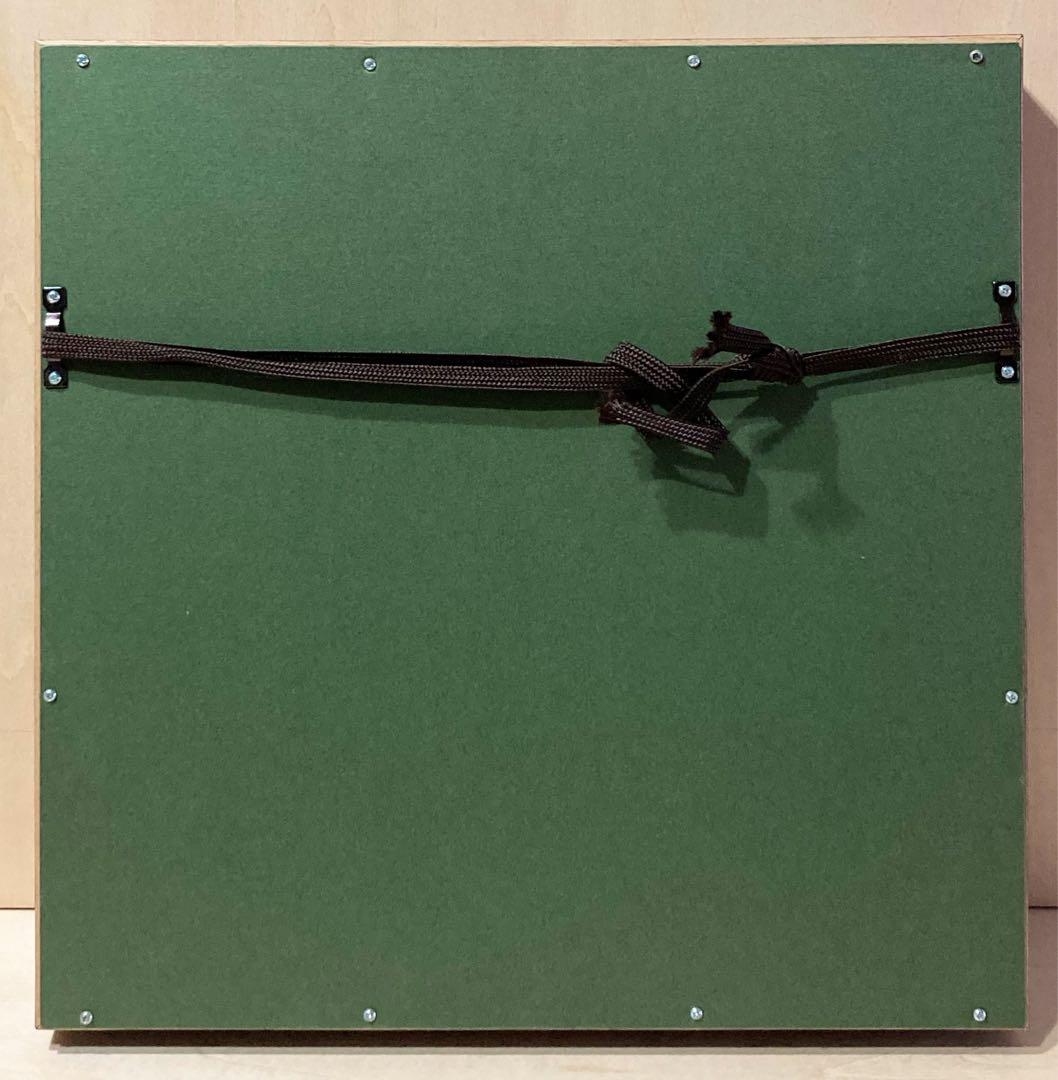 谷田恵美「かき」額装●アクリル画 百貨店取扱い作家●