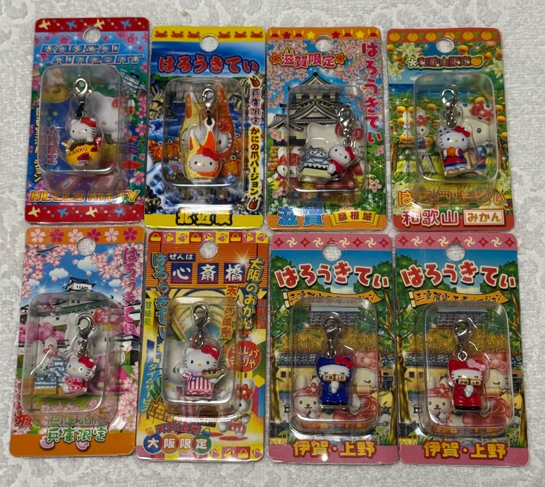 ご当地ハローキティ キーホルダー ファスナーマスコット 42個セット 近畿地方3