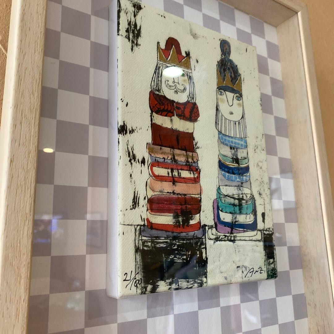 21/100 蟹江杏 絵画 (版画/キャンバスジクレー) ポーン