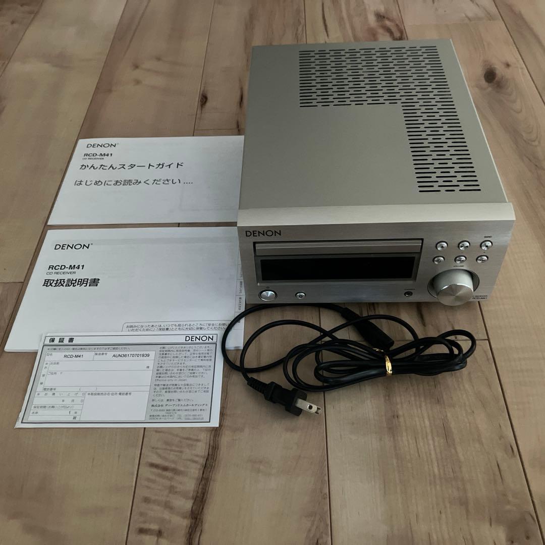 【あっきー】ジャンク品 DENON RCD-M41 2017年製
