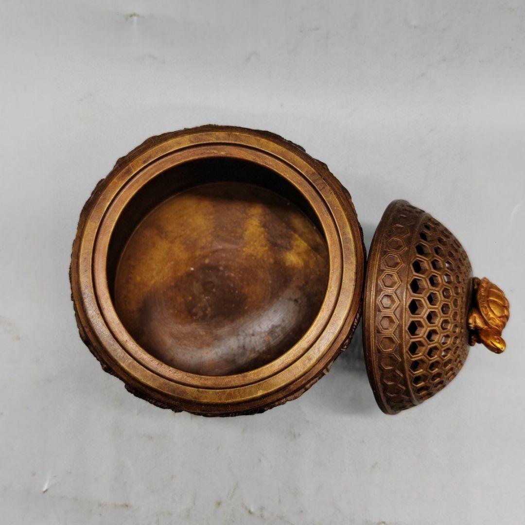 香炉 千亀鶴薫香炉 茶室香炉 香道具 銅製品 装飾品 工芸品 置物