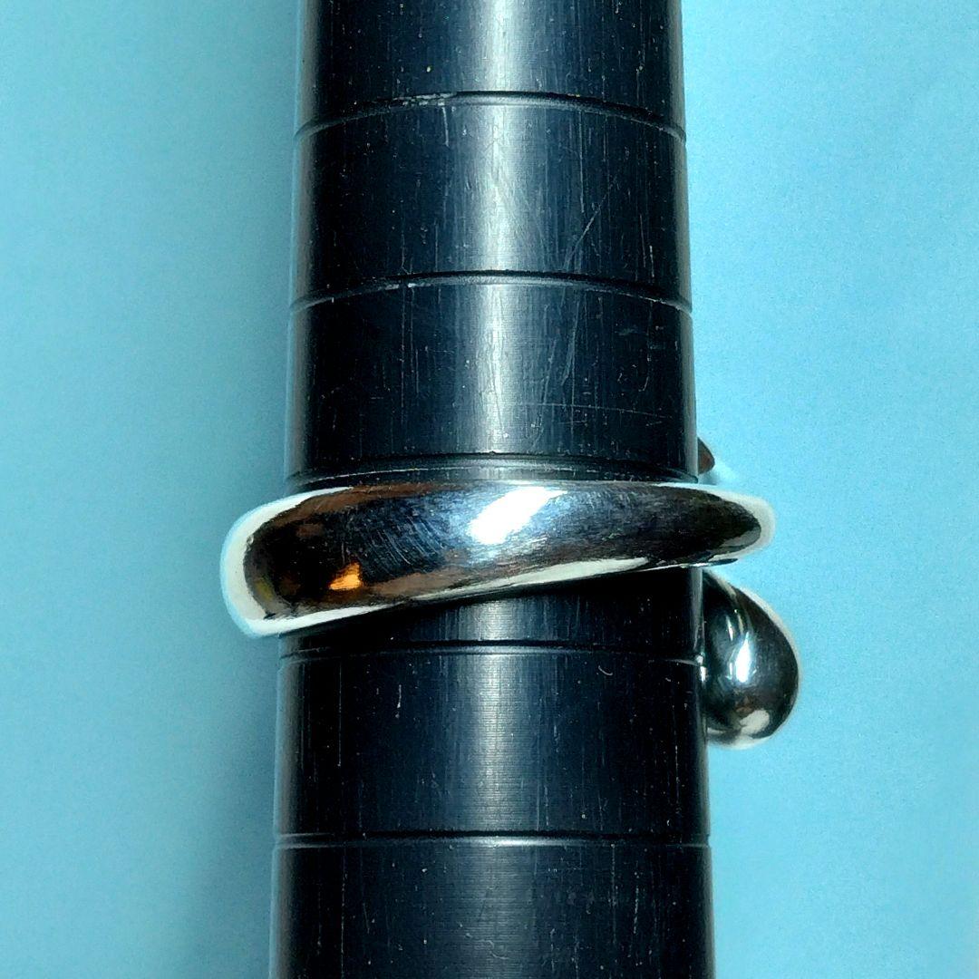 ティファニーティアドロップリング 15.5号　新品仕上げ　無傷未使用に近い