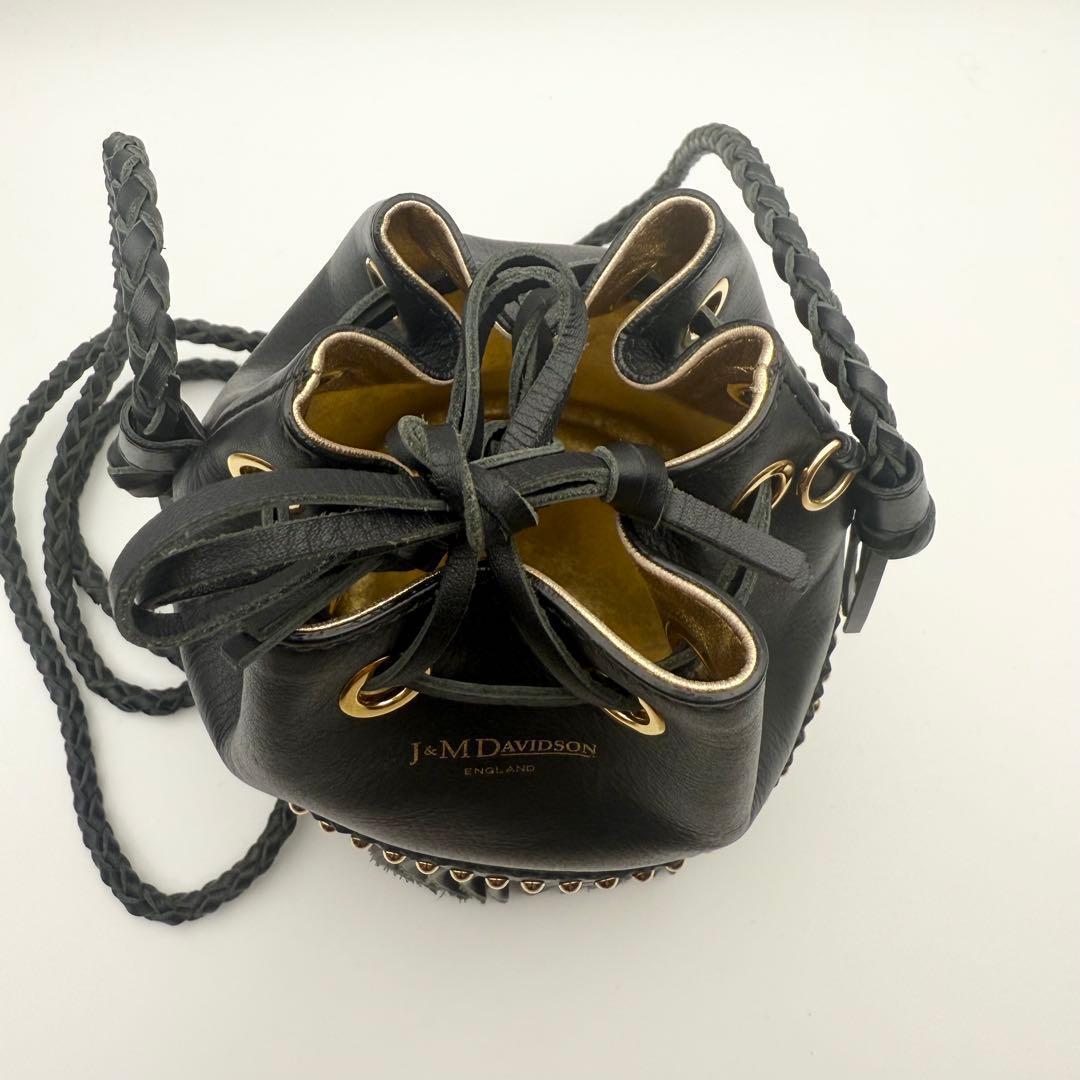 希少/美品✨J&M DAVIDSON カーニバル 黒 スタッズ Y2K フリンジ