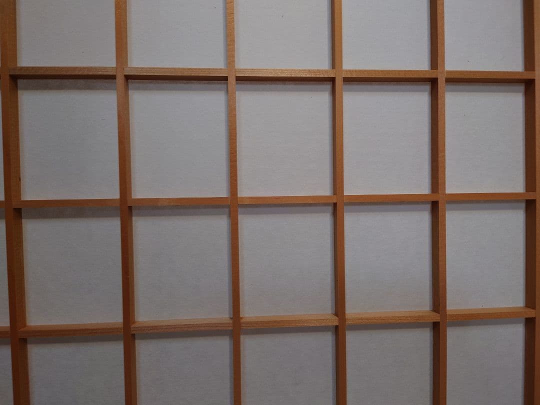 障子衝立　特価　和紙使用　インテリア衝立　１台限定