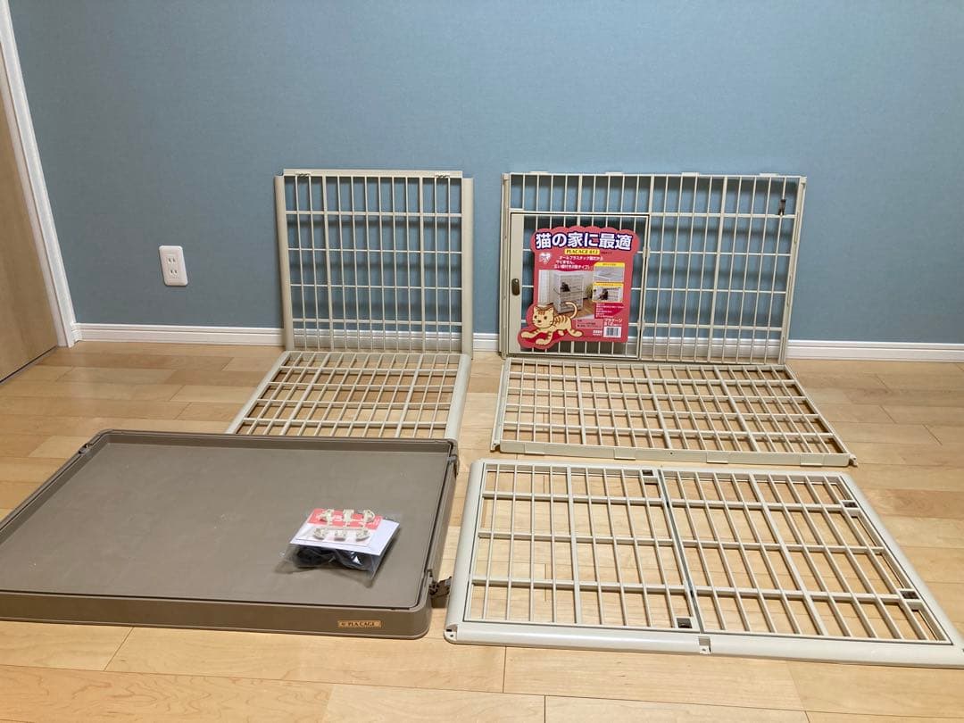 アイリスオーヤマ　プラケージ　ペットケージ　1段　プラスチックゲージ