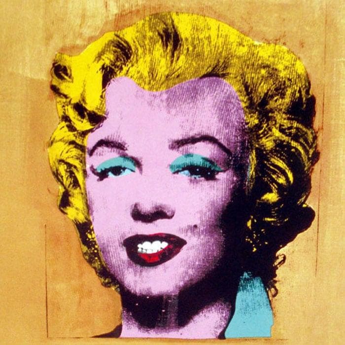 額装品/Gold Marilyn Monroe/アンディ ウォーホル/ポスター