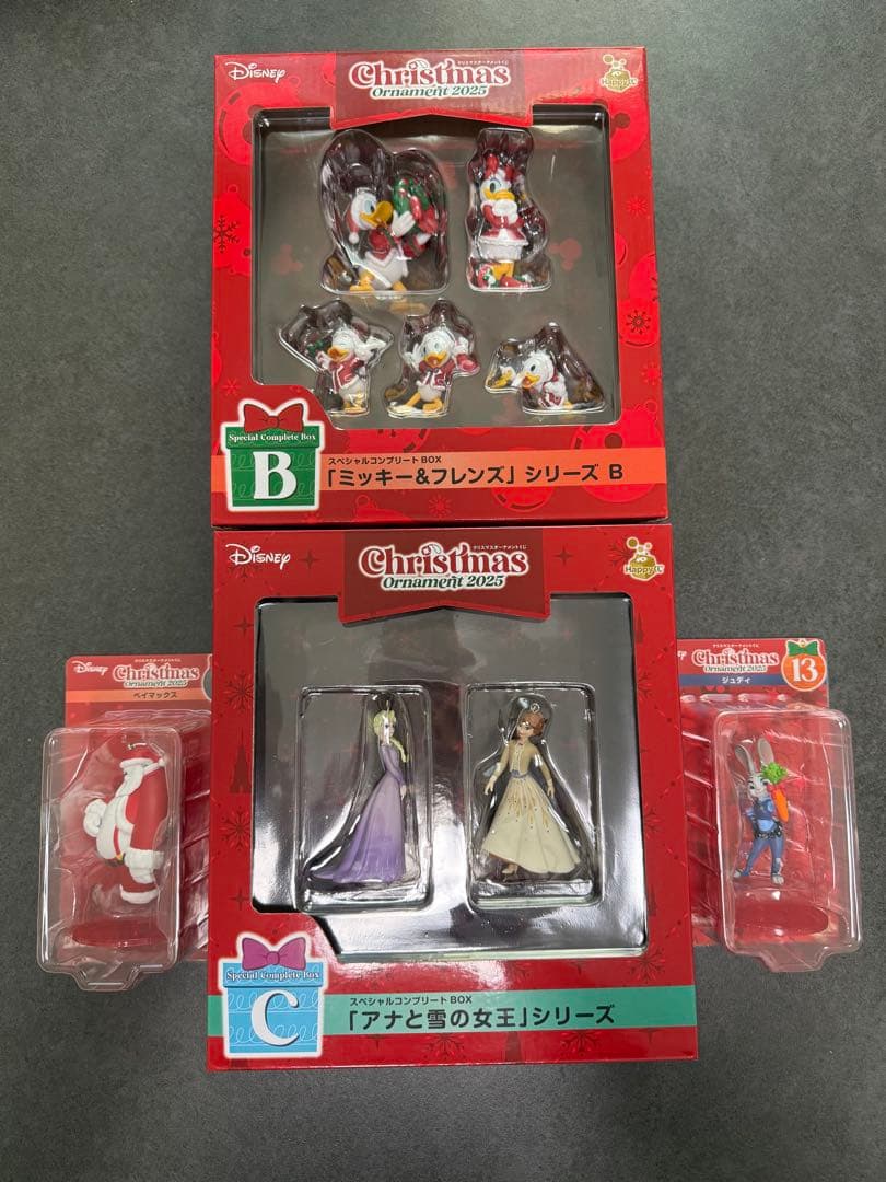 ディズニー クリスマス　オーナメント　2025年　B賞　C賞　単品2つ