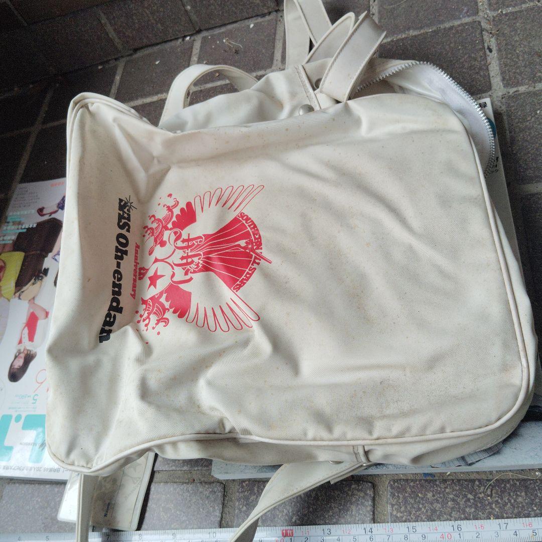 【サザンオールスターズ】 Oh-endan ホワイトバッグ エンブレムプリント