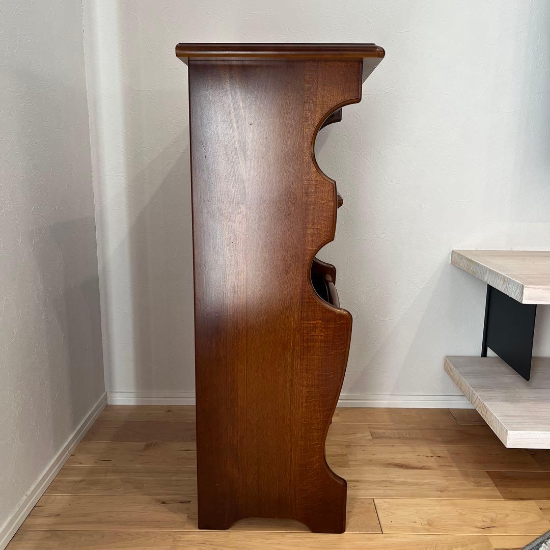 カリモク　マガジンラック　電話台　スリッパラック