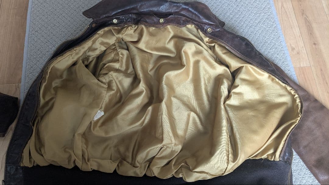 8/30まで！ショット A-2 レザージャケット ライナーあり 40 L