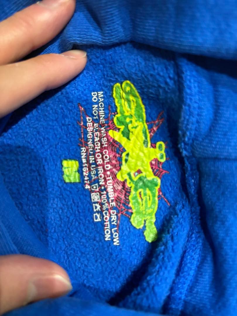 あ*様 Sp5der TC Hoodie スパイダー パーカー M正規品