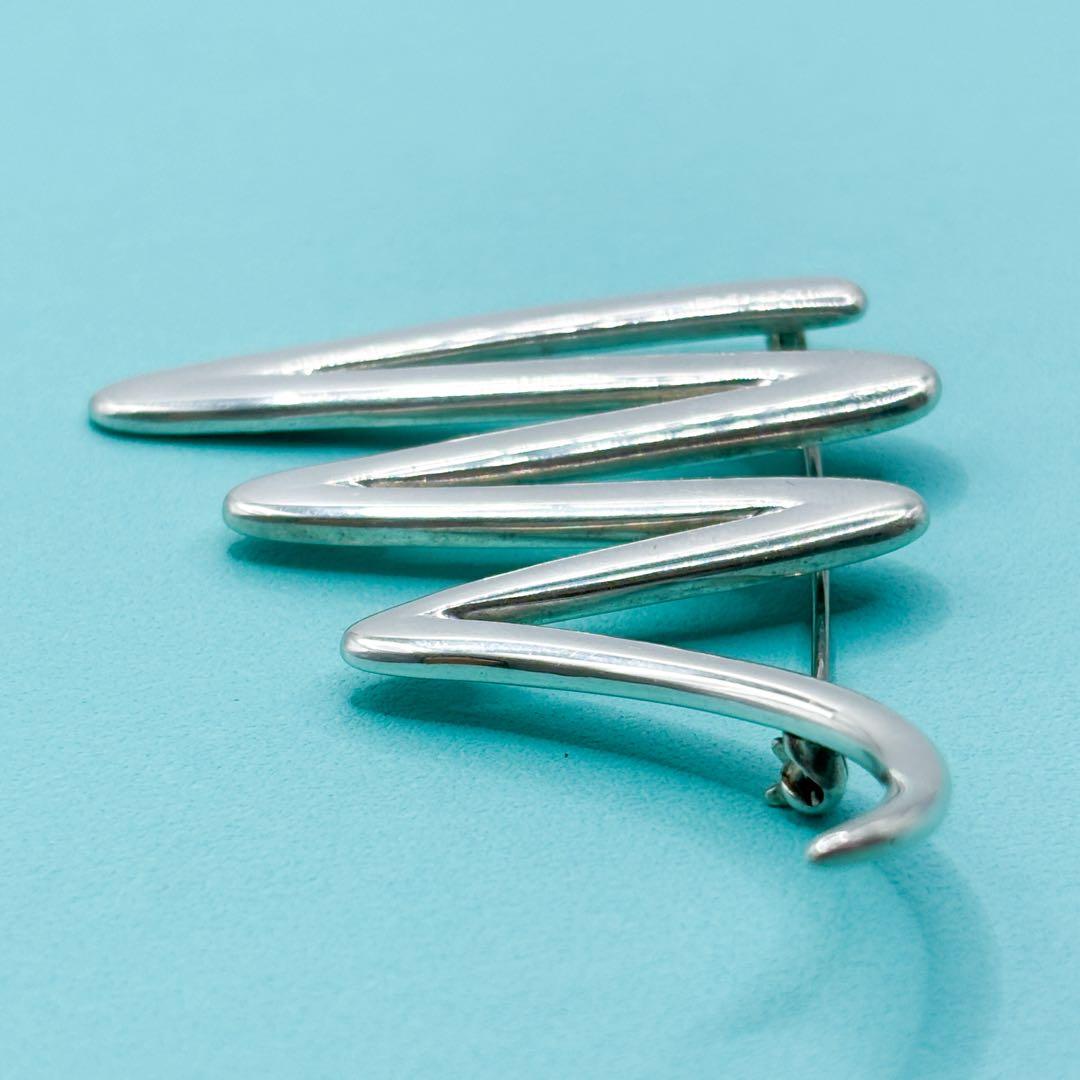 美品 稀少 ラージサイズ★ ティファニー スクリブル ブローチ SV925